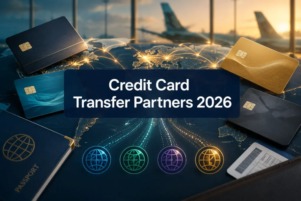 Credit Card Transfer Partners 2026: Full Ratio Chart for Chase, Amex, Citi and Capital One