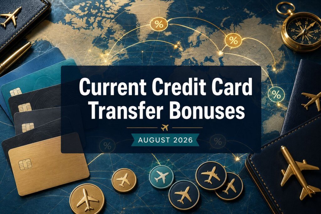 Current Credit Card Transfer Bonuses: August 2026 Roundup and Which Ones Are Worth Using Current Credit Card Transfer Bonuses: August 2026 Roundup and Which Ones Are Worth Using