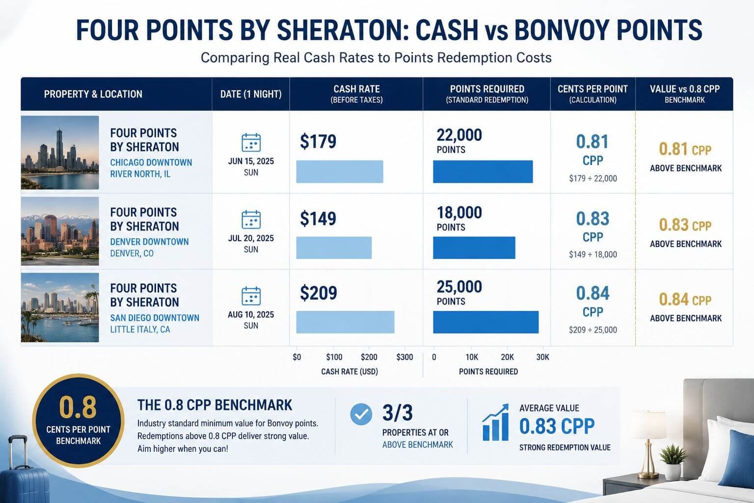 Typical Award Pricing and Cash Rates