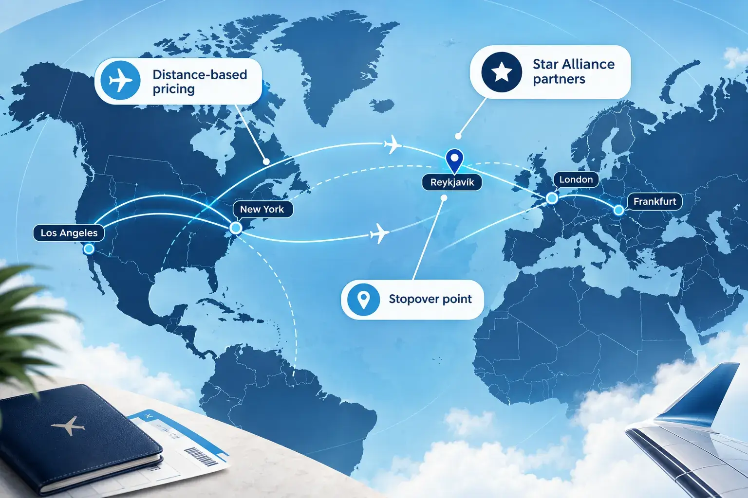 Aeroplan's Distance-Based Chart and Stopover Rules