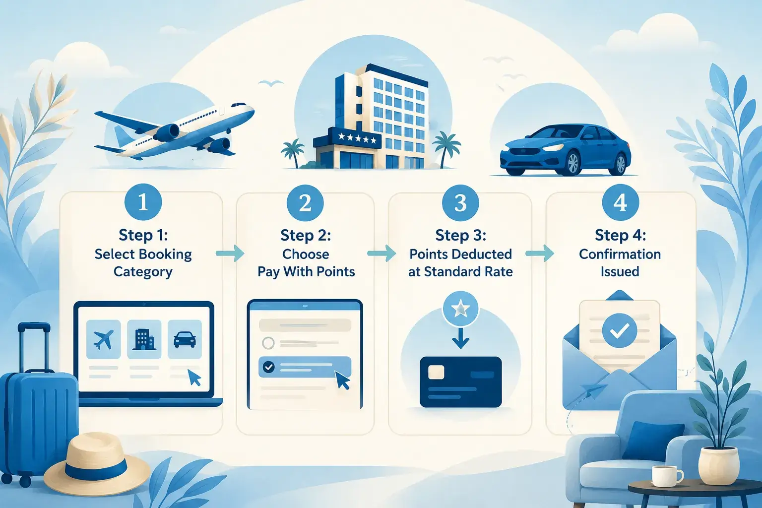 Pay With Points Rates by Category and How They Are Applied