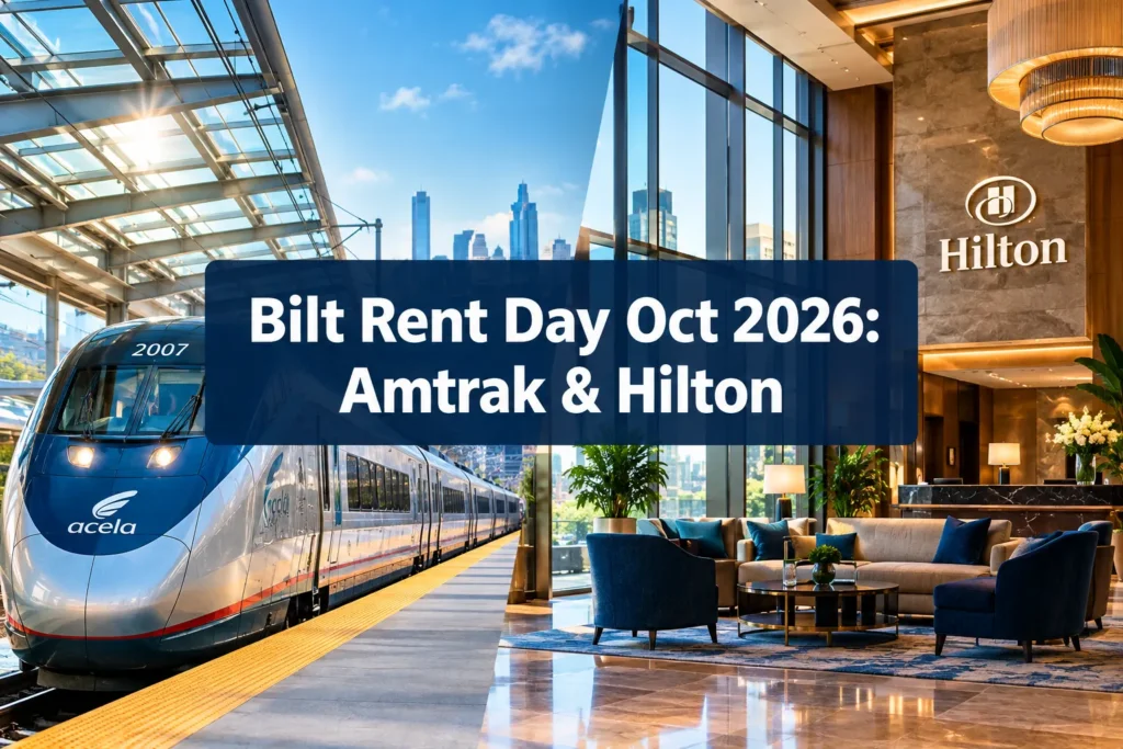 Bilt Rent Day October 2026: Amtrak and Hilton Transfer Bonuses, Hilton Status, and Best Uses