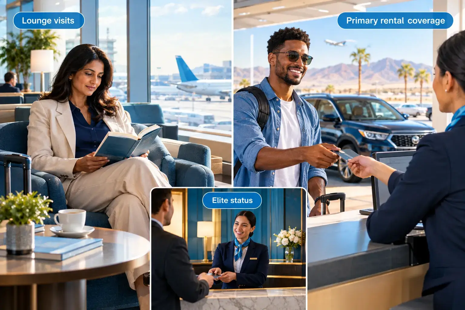 Step 3: Price Lounge Access, Status, and Insurance