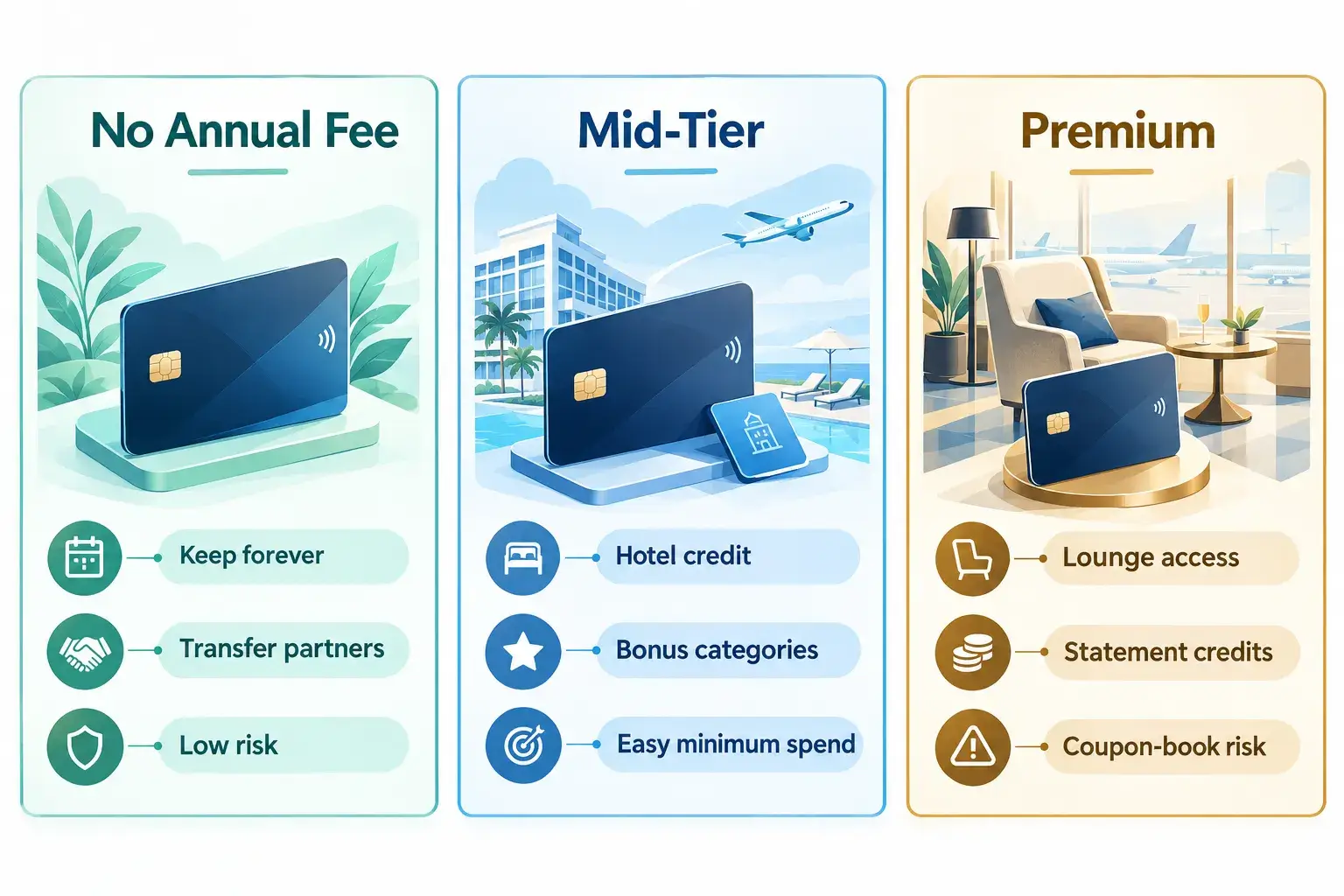 The Top No-Annual-Fee Travel Cards by Net Value